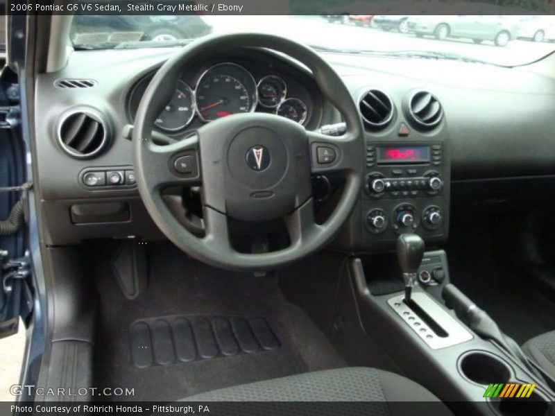Stealth Gray Metallic / Ebony 2006 Pontiac G6 V6 Sedan