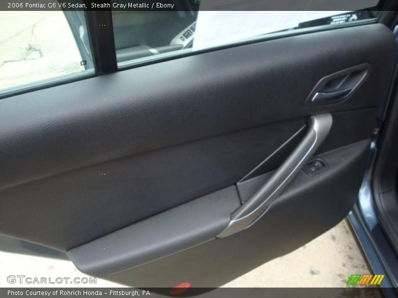 Stealth Gray Metallic / Ebony 2006 Pontiac G6 V6 Sedan