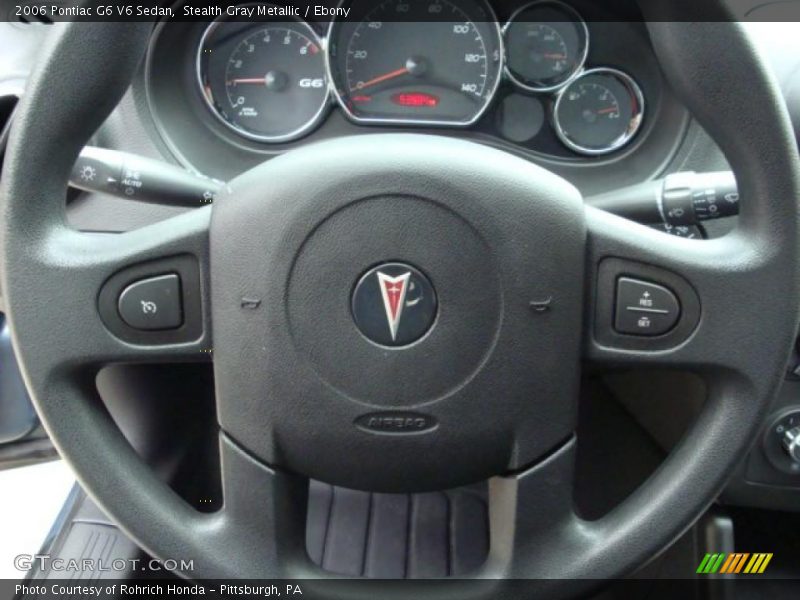 Stealth Gray Metallic / Ebony 2006 Pontiac G6 V6 Sedan