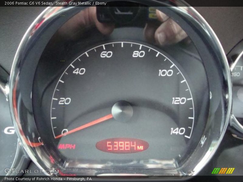Stealth Gray Metallic / Ebony 2006 Pontiac G6 V6 Sedan