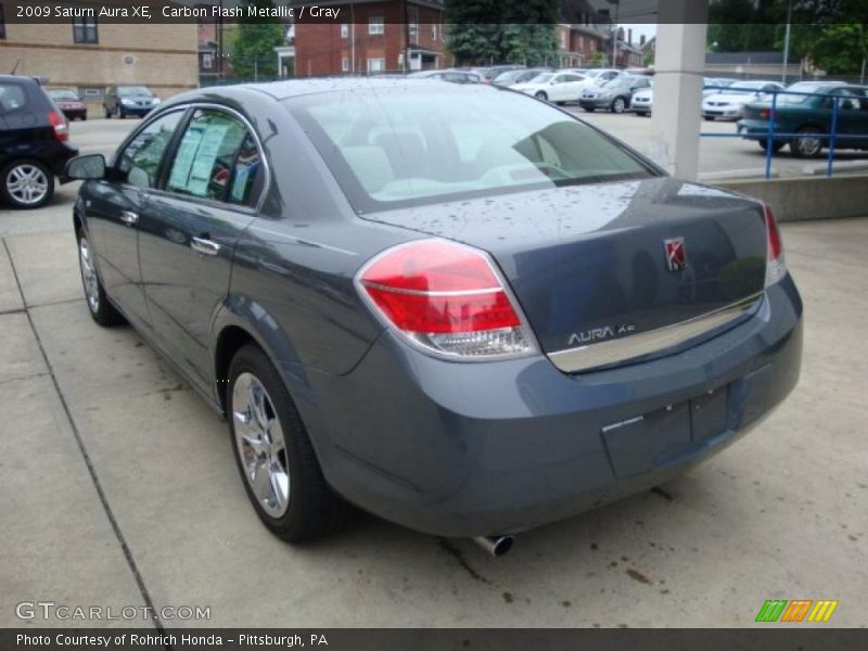 Carbon Flash Metallic / Gray 2009 Saturn Aura XE