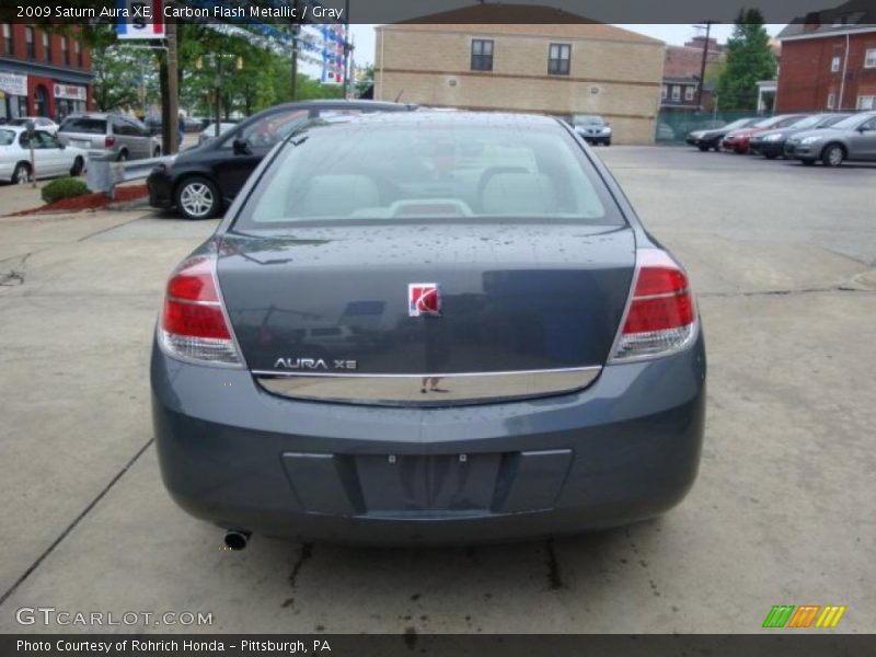 Carbon Flash Metallic / Gray 2009 Saturn Aura XE