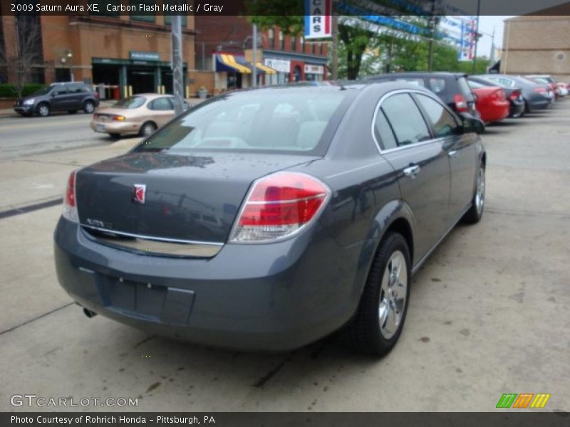 Carbon Flash Metallic / Gray 2009 Saturn Aura XE