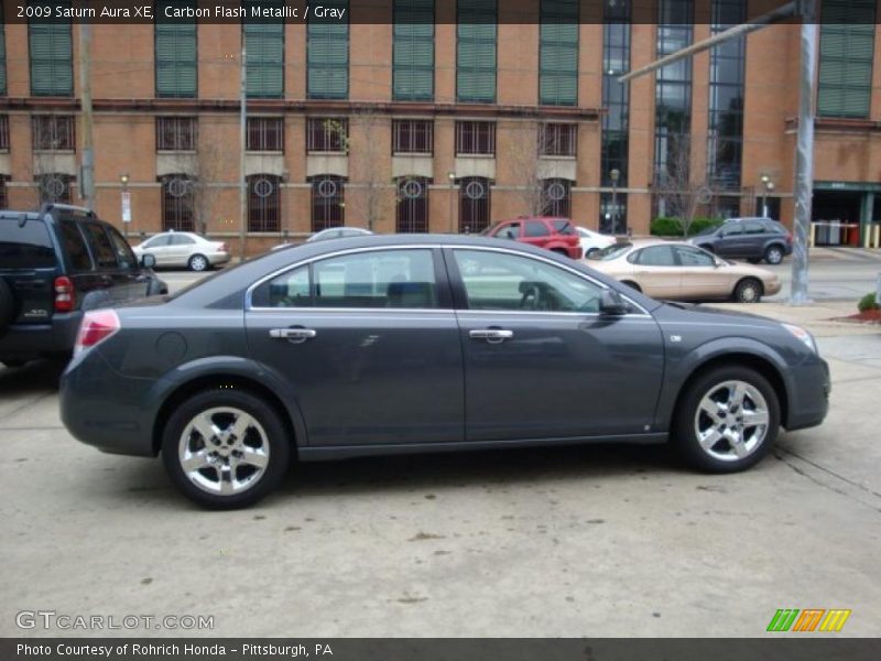 Carbon Flash Metallic / Gray 2009 Saturn Aura XE