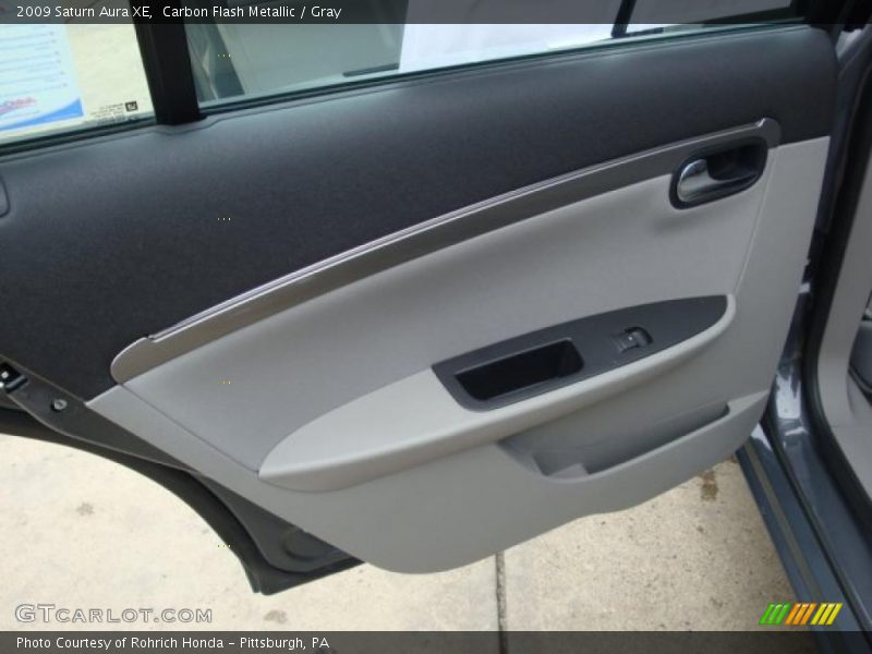 Carbon Flash Metallic / Gray 2009 Saturn Aura XE