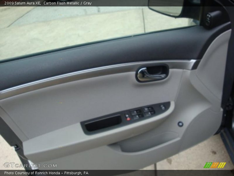 Carbon Flash Metallic / Gray 2009 Saturn Aura XE