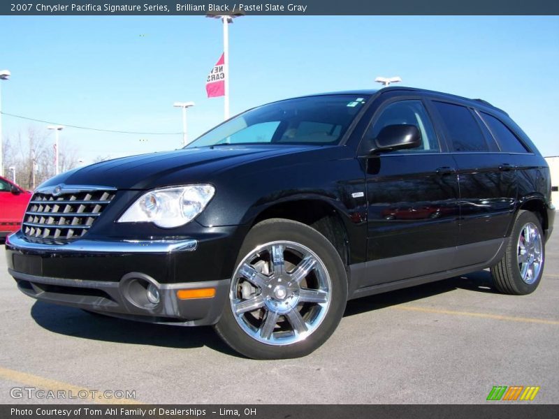 Brilliant Black / Pastel Slate Gray 2007 Chrysler Pacifica Signature Series