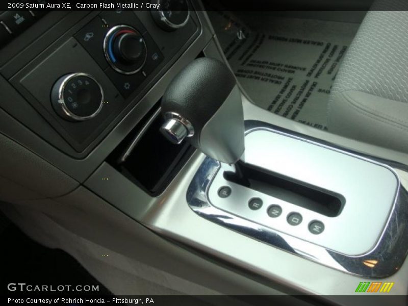 Carbon Flash Metallic / Gray 2009 Saturn Aura XE