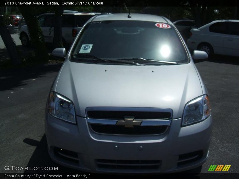 Cosmic Silver / Charcoal 2010 Chevrolet Aveo LT Sedan