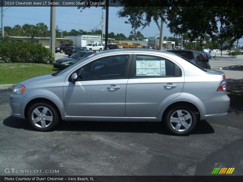 Cosmic Silver / Charcoal 2010 Chevrolet Aveo LT Sedan