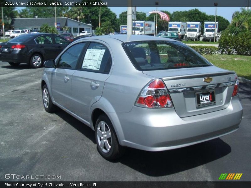 Cosmic Silver / Charcoal 2010 Chevrolet Aveo LT Sedan
