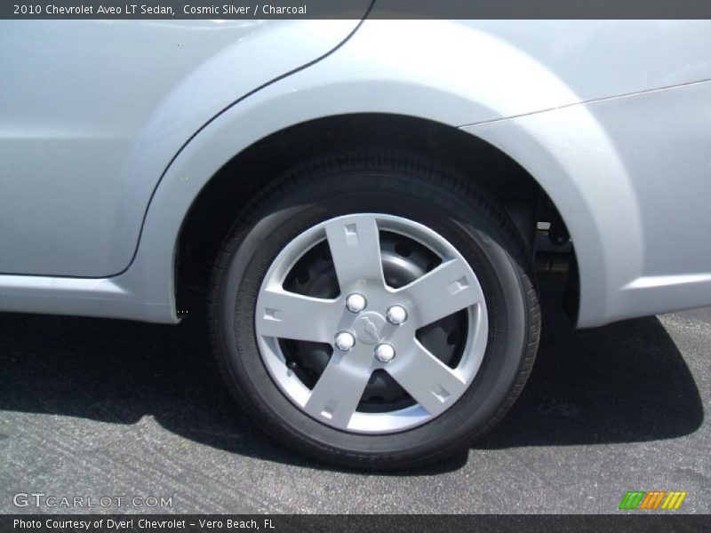 Cosmic Silver / Charcoal 2010 Chevrolet Aveo LT Sedan