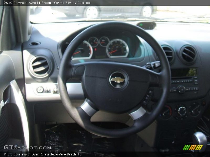 Cosmic Silver / Charcoal 2010 Chevrolet Aveo LT Sedan