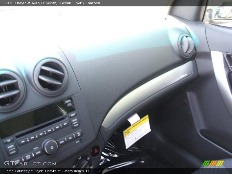 Cosmic Silver / Charcoal 2010 Chevrolet Aveo LT Sedan