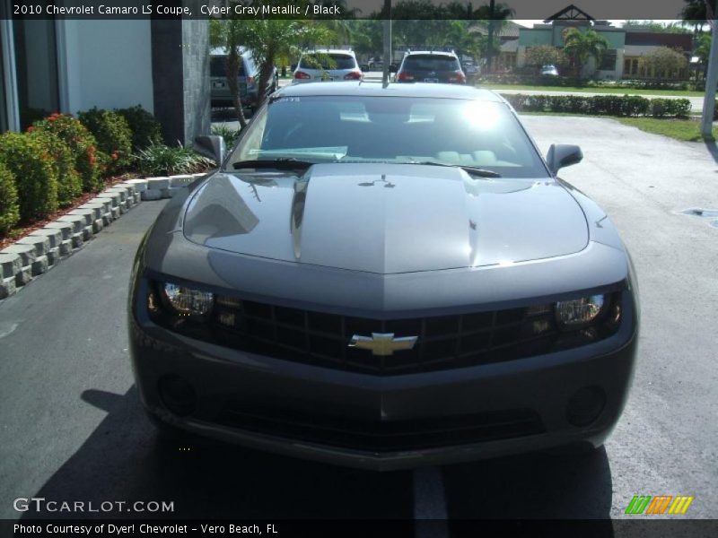 Cyber Gray Metallic / Black 2010 Chevrolet Camaro LS Coupe