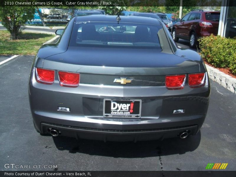 Cyber Gray Metallic / Black 2010 Chevrolet Camaro LS Coupe