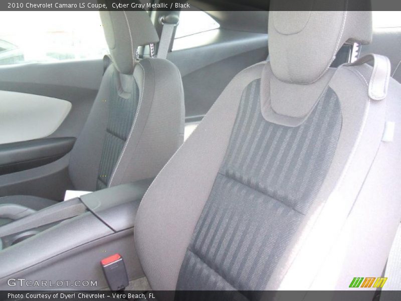 Cyber Gray Metallic / Black 2010 Chevrolet Camaro LS Coupe