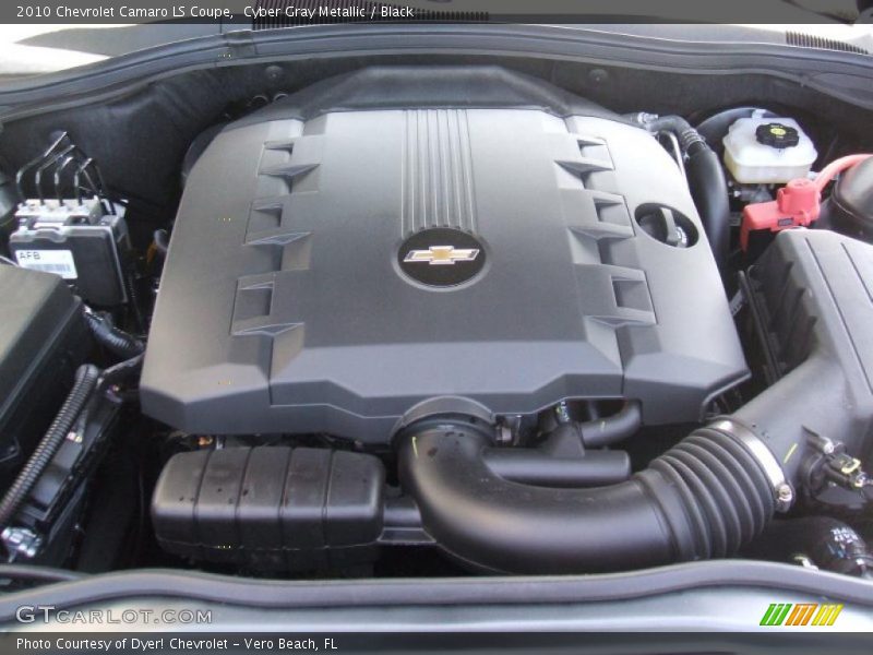 Cyber Gray Metallic / Black 2010 Chevrolet Camaro LS Coupe