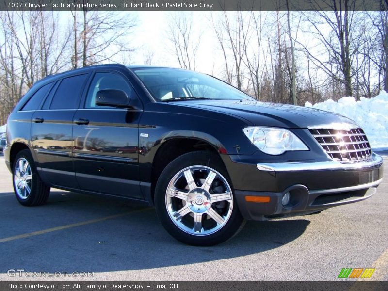 Brilliant Black / Pastel Slate Gray 2007 Chrysler Pacifica Signature Series
