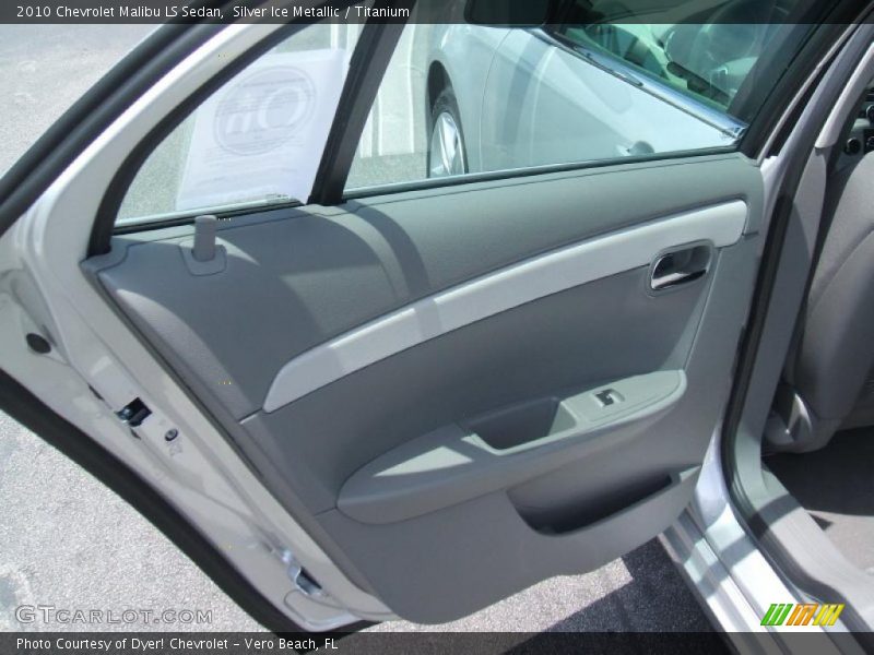 Silver Ice Metallic / Titanium 2010 Chevrolet Malibu LS Sedan