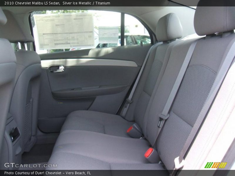 Silver Ice Metallic / Titanium 2010 Chevrolet Malibu LS Sedan