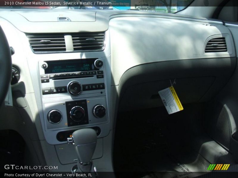 Silver Ice Metallic / Titanium 2010 Chevrolet Malibu LS Sedan