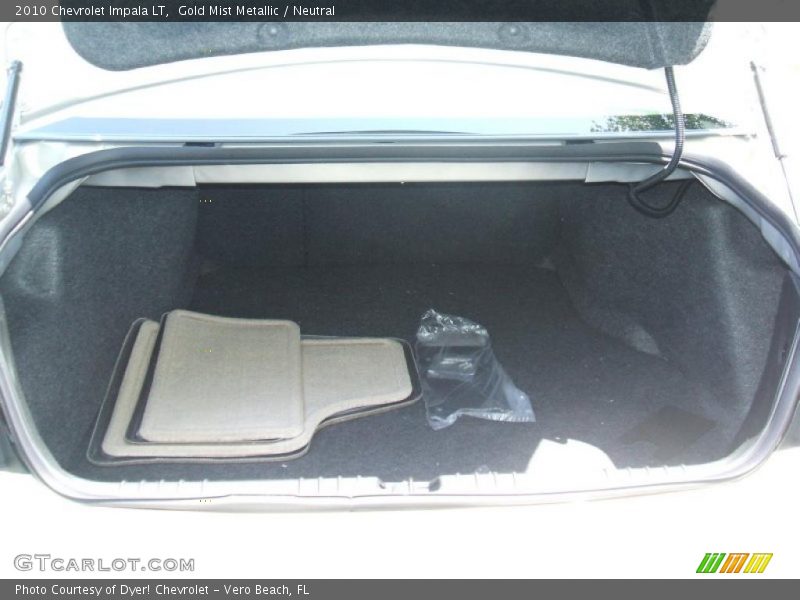 Gold Mist Metallic / Neutral 2010 Chevrolet Impala LT