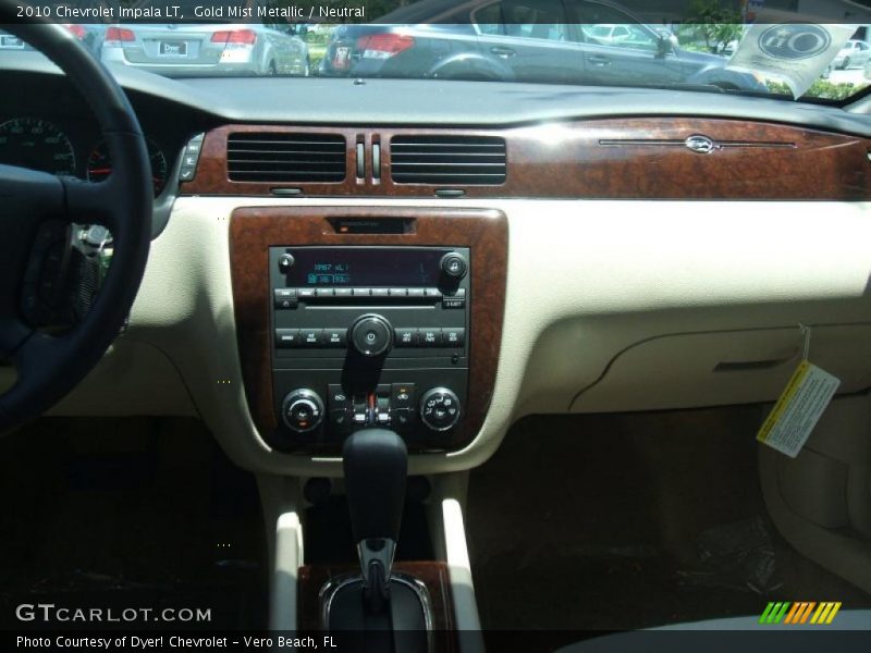 Gold Mist Metallic / Neutral 2010 Chevrolet Impala LT