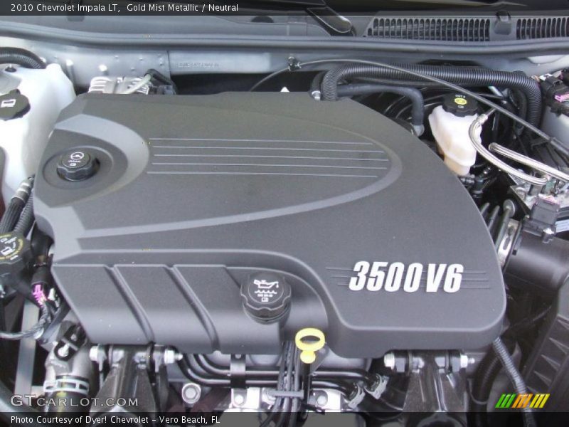 Gold Mist Metallic / Neutral 2010 Chevrolet Impala LT