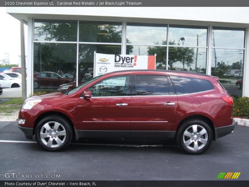 Cardinal Red Metallic / Jet Black/Light Titanium 2010 Chevrolet Equinox LS