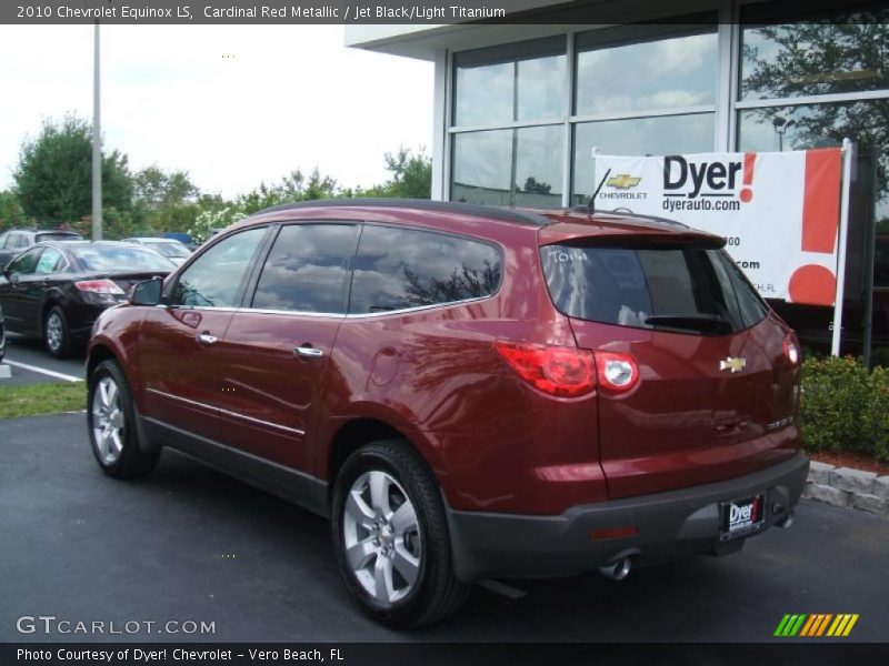 Cardinal Red Metallic / Jet Black/Light Titanium 2010 Chevrolet Equinox LS