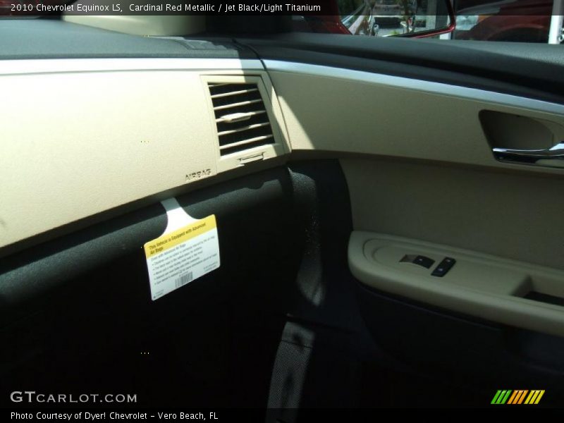 Cardinal Red Metallic / Jet Black/Light Titanium 2010 Chevrolet Equinox LS