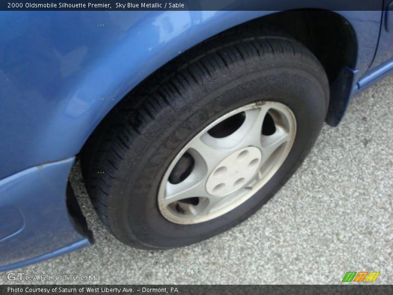 Sky Blue Metallic / Sable 2000 Oldsmobile Silhouette Premier