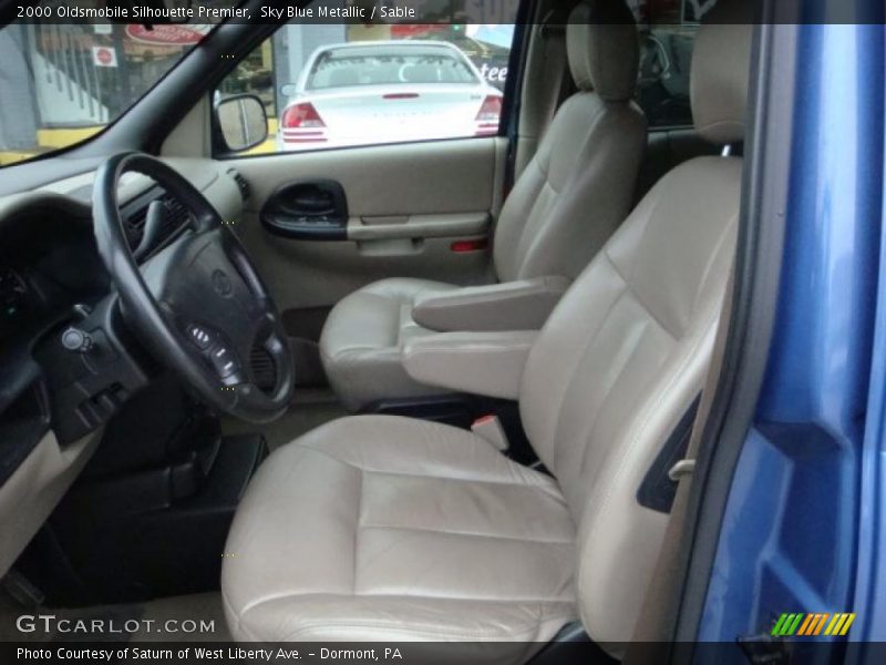 Sky Blue Metallic / Sable 2000 Oldsmobile Silhouette Premier