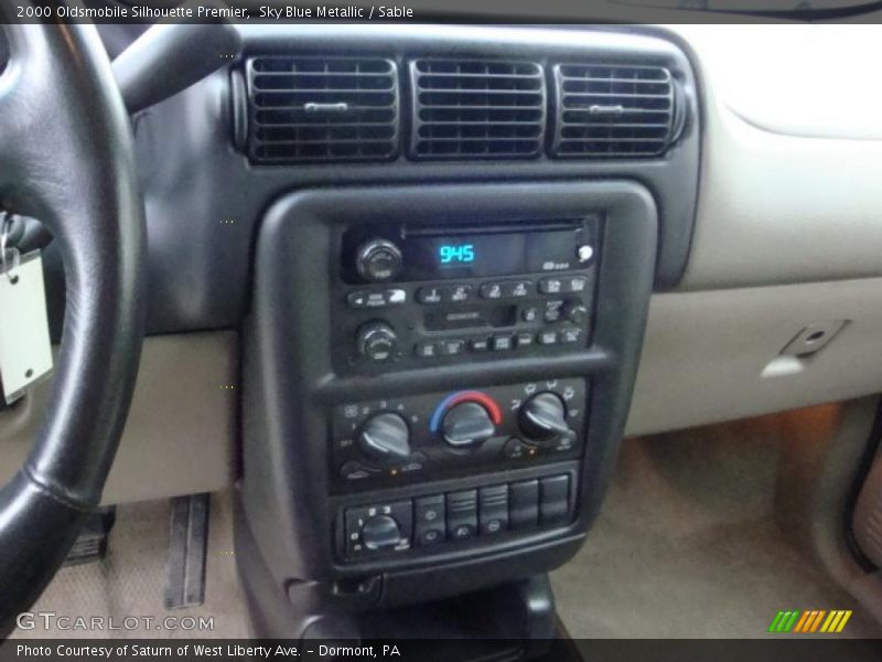 Sky Blue Metallic / Sable 2000 Oldsmobile Silhouette Premier