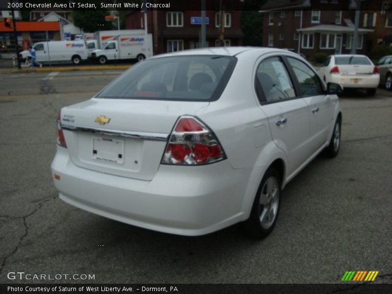 Summit White / Charcoal 2008 Chevrolet Aveo LT Sedan