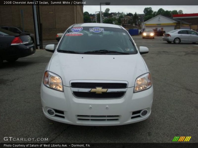 Summit White / Charcoal 2008 Chevrolet Aveo LT Sedan