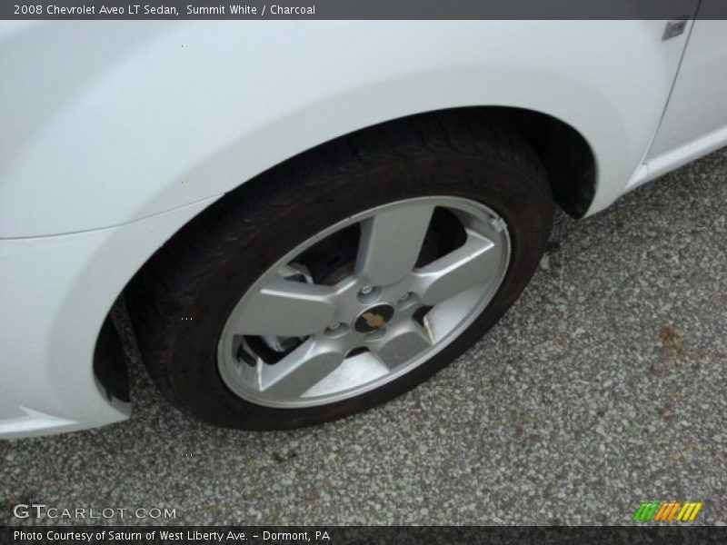 Summit White / Charcoal 2008 Chevrolet Aveo LT Sedan