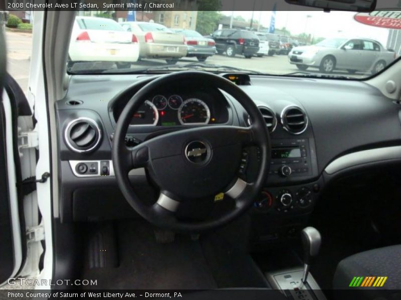 Summit White / Charcoal 2008 Chevrolet Aveo LT Sedan