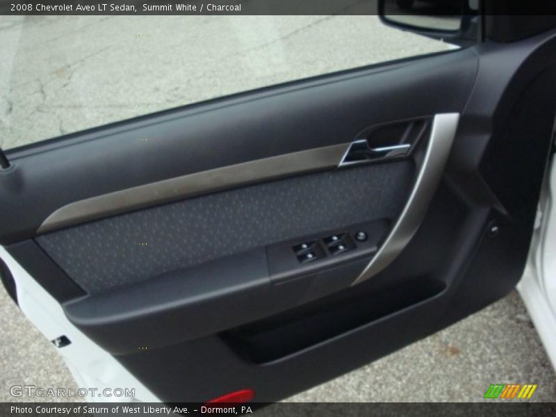 Summit White / Charcoal 2008 Chevrolet Aveo LT Sedan
