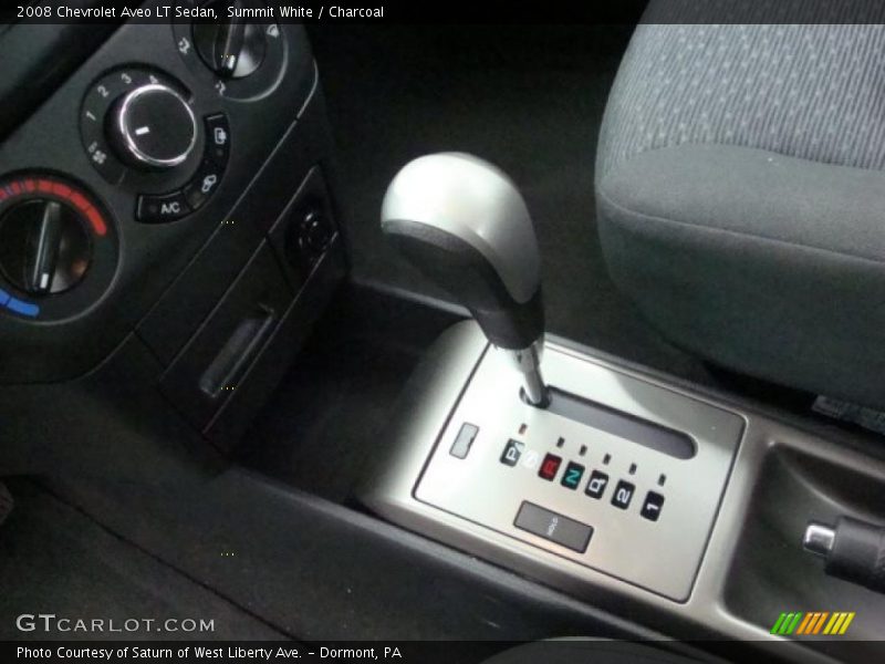 Summit White / Charcoal 2008 Chevrolet Aveo LT Sedan