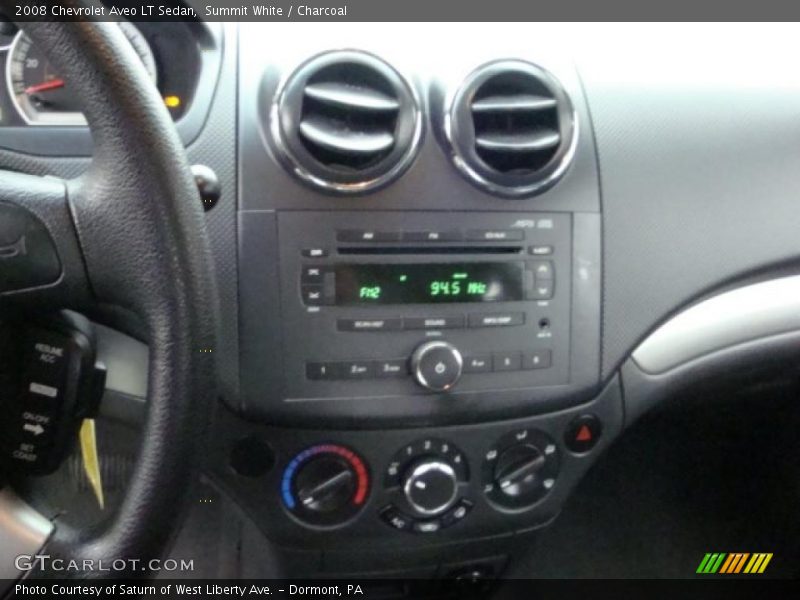 Summit White / Charcoal 2008 Chevrolet Aveo LT Sedan