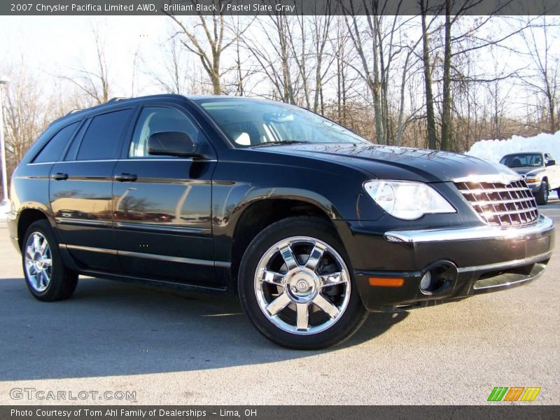 Brilliant Black / Pastel Slate Gray 2007 Chrysler Pacifica Limited AWD