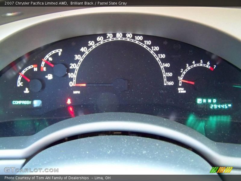 Brilliant Black / Pastel Slate Gray 2007 Chrysler Pacifica Limited AWD