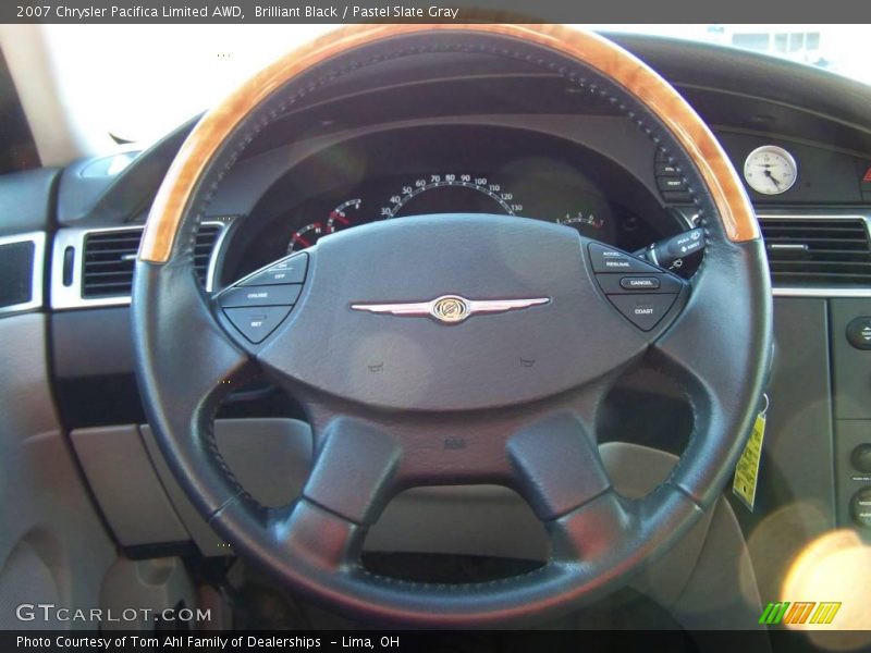 Brilliant Black / Pastel Slate Gray 2007 Chrysler Pacifica Limited AWD