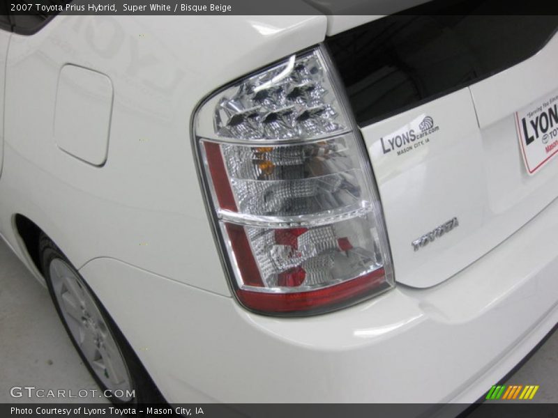 Super White / Bisque Beige 2007 Toyota Prius Hybrid