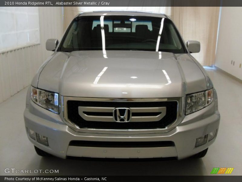 Alabaster Silver Metallic / Gray 2010 Honda Ridgeline RTL