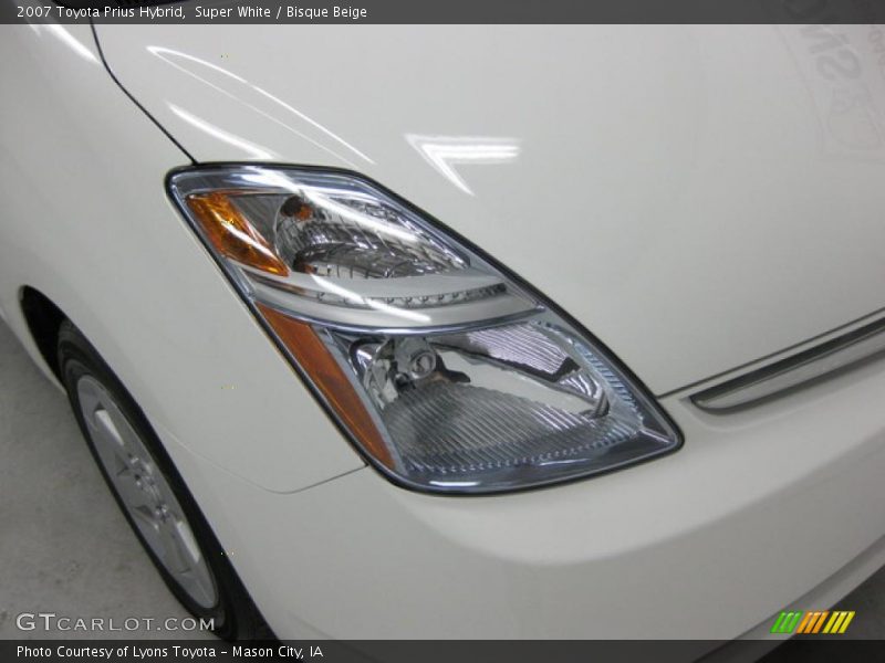 Super White / Bisque Beige 2007 Toyota Prius Hybrid