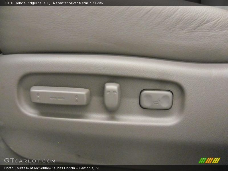 Alabaster Silver Metallic / Gray 2010 Honda Ridgeline RTL