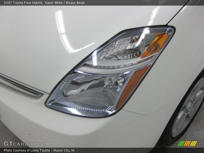Super White / Bisque Beige 2007 Toyota Prius Hybrid